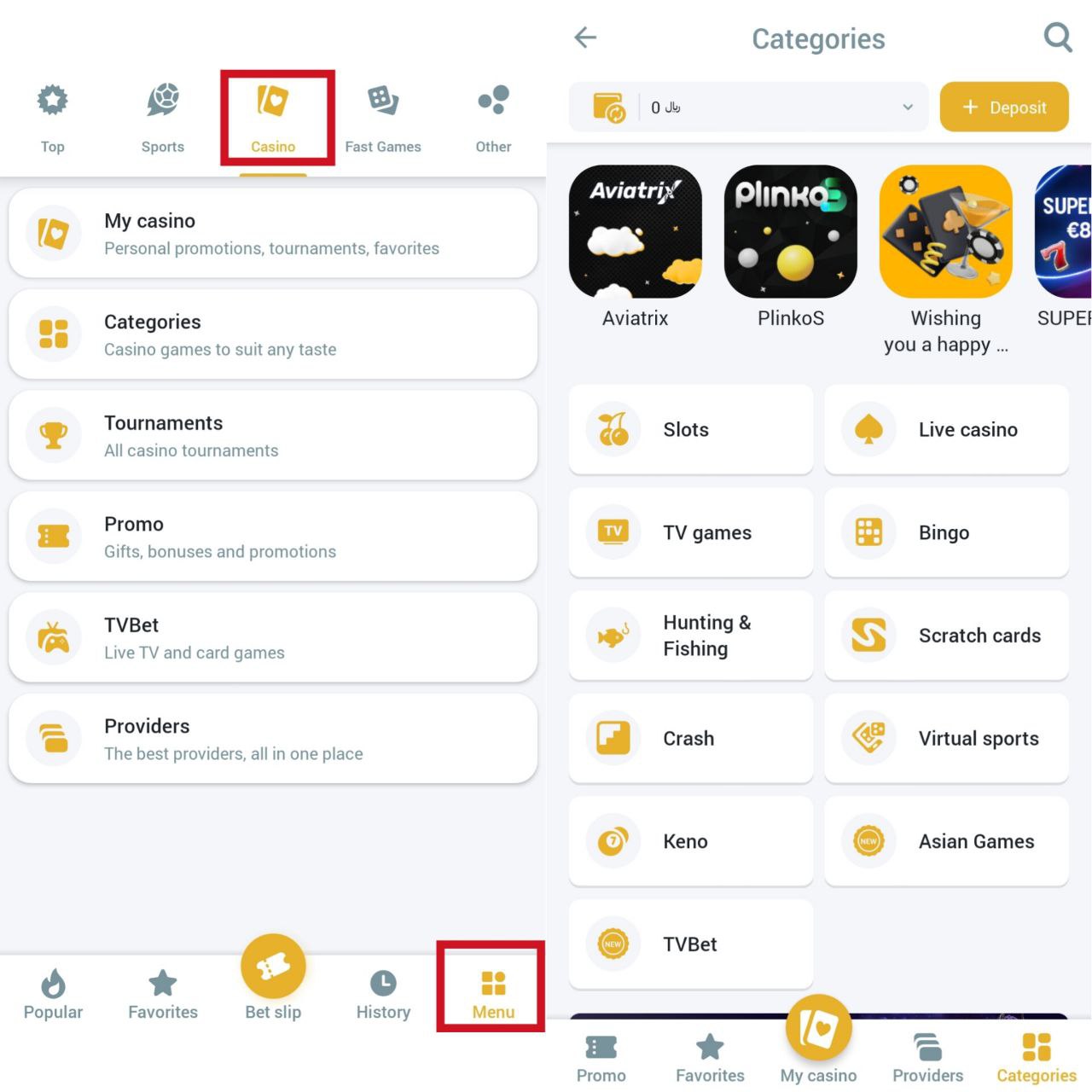 کازینو اپلیکیشن مل بت